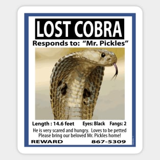 Lost Cobra Sticker